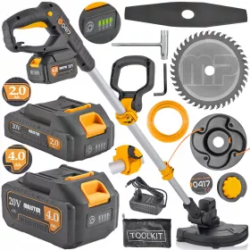    AKKUMULÁTOROS KEFEVÁGÓ KERTI KEFEVÁGÓ FŰVÁGÓ 2XAKU XL KÉSZLET