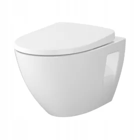    Falra akasztható vécé-tál, SLIM WRAP ÜLÉS SZETT, WHITE CERSANIT MODUO PLUS