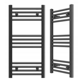    Gránitán vizes fürdőszobai radiátor 273 W 400 x 800 mm fekete