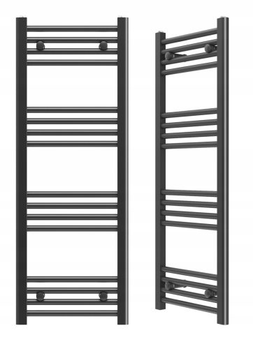  Gránitán vizes fürdőszobai radiátor 369 W 400 x 1100 mm fekete