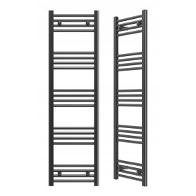    Elektromos fürdőszobai radiátor Granitan 464 W 400 x 1400 mm fekete