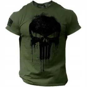    GYM WEAR PRO PREMIUM T-shirt Training Gym LÉLEGZŐ GR.SKULL M-es méret