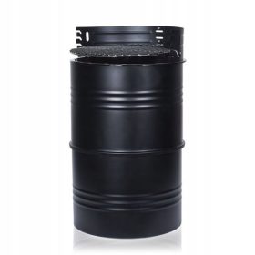    Stabil, hordozható beltéri könnyű faszén grill hordó grill grillrács 36 cm