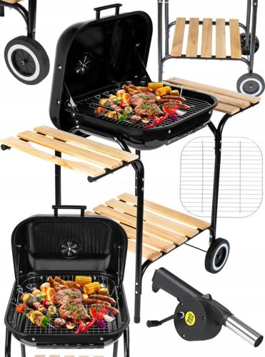  MalTec faszén grill 43 x 40 cm