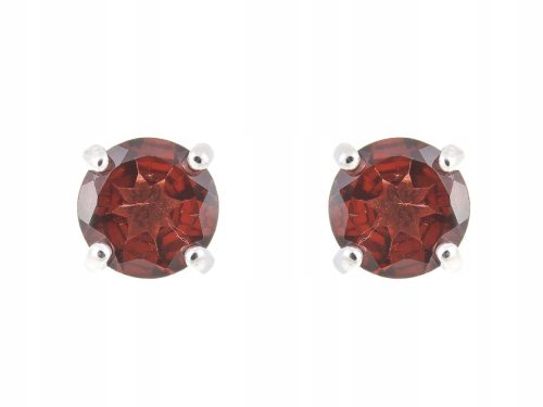  EZÜST FÜLBEVEZŐ, RÓDIUM BEVONT, TERMÉSZETES GRÁNIT, 6 mm