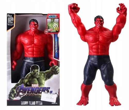 NAGY FIGURE Red Hulk Red 30 cm hanggal