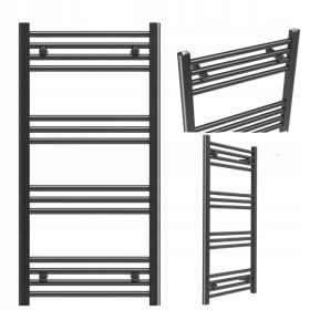    Gránitán vizes fürdőszobai radiátor 434 W 500 x 1100 mm fekete