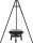  FÜGGŐ GRILLÁLLVÁNY KERTI TÁBORTÜZES KANDALLÓRÁCS 61cm LUND