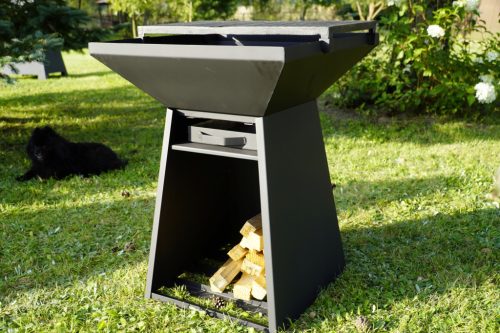  Kerti tüzelőgödör alap grillezővel