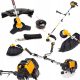  Benzines bozótvágó NAC Trimmer 51,7 cm³ 1,7 kW 2 az 1-ben