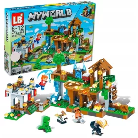    A MINECRAFT BLOKKOK TÁMADÁSA A FALU LED PÁLYÁT 426el LEBO