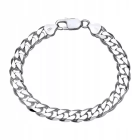    Férfi ezüst karkötő, 925 EZÜST, gyémánt csiszolású, 7 mm, TELJES