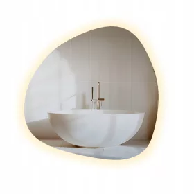    Mirror Metanoia Tükrök Led fali kör keret MDF 1000 x 1000 mm