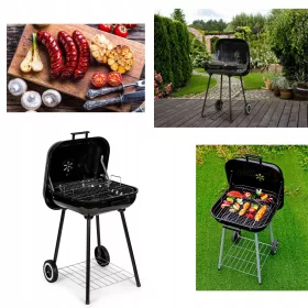  Modern Otthoni Faszén Grill 43 x 40 cm