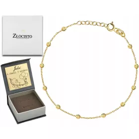  ARANY KARKÖTŐ GYÉMÁNT GOLYÓKKAL 585 VÉSZ