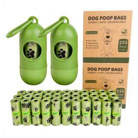    BIOLÓGIAI LEBOMLÓ KUTYA HULLADÉKZSÁKOK ERŐS kakizsákok + TOKOK 510 db