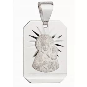    Ezüst medál medál Częstochowai Szűzanya képével pr 925