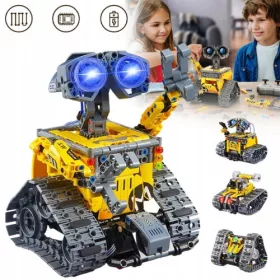    2,4 GHZ-es JÁTÉKBLOKK ROBOT GYERMEKEKNEK TÁVIRÁNYÍTOTT PROGRAMOZÁSHOZ 3 az 1-ben