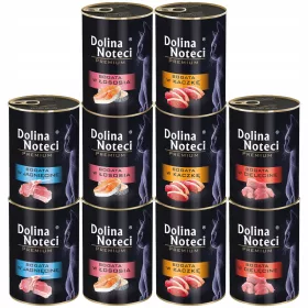    DOLINA NOTECI Premium Nedves táp macskáknak, ízkeverék, 10 x 400g, gabonamentes