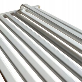    Kalipso matt fehér vízszintes radiátor 56 x 120 korláttal, alulról csatlakozóval