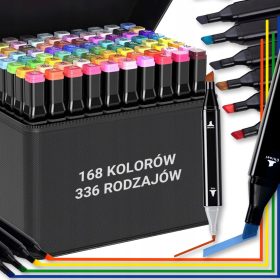    KÉTOLDALAS ALKOHOLJELÖLŐK, KIJELZŐK, JELÖLŐK, TOLLOK, 168 SZÍN