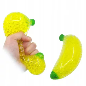  GNIOTEK SQUISHY BANANA BALLS NAGY FIDGET JÁTÉKOK