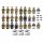  MINIFIGURS SOLDIERS 26 DB + LEGO FEGYVEREK
