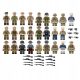  MINIFIGURS SOLDIERS 26 DB + LEGO FEGYVEREK