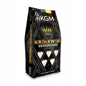    KGM KRÓLEWSKI ökoborsó szén - szárított 29MJ/kg Üzemanyag, borsó 500 kg