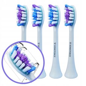    4x Hoffen AL-050131 kefefejek, csere prémium fehér szálak