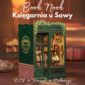    DIY MINIATURE HOUSE - Księgarnia u Sowy | BookNook | DIY | 3D rejtvények