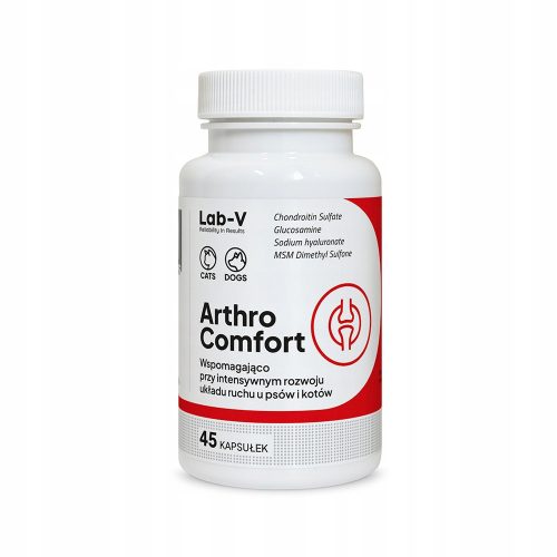  LAB-V Arthro Comfort ízületi egészségtámogatás kutyáknak és macskáknak 45 kapszula