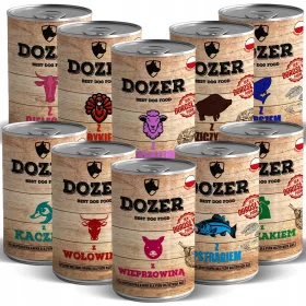   Dozer Premium nedves kutyaeledel keverék 10 ízből 10x400g