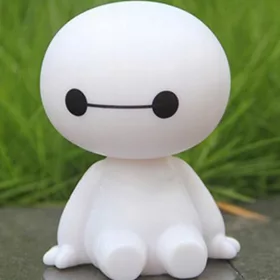    Autó dekoráció aranyos mozgófej Robot Baymax Doll dekor~4831