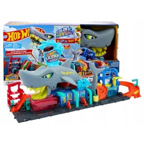  Mattel Hot Wheels City HTN82 Ultra Car Wash Shark Track