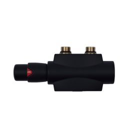    Duoplex fekete termosztatikus készlet - univerzális egyenes és szögletes