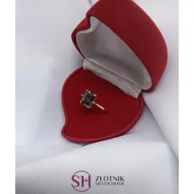  Arany gyűrű misztikus topázzal