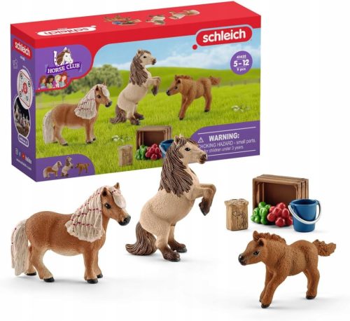  Schleich 41432 SHETLAND PÓNI CSALÁD