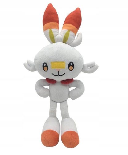  Pokemon Go Scorbunny Mascot White Rabbit plüss Pikachu játék ajándék