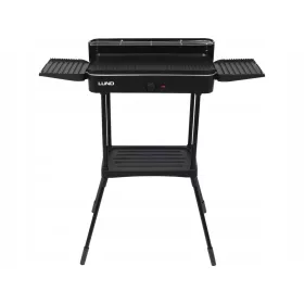    LUND ELEKTROMOS KERTI GRILL ÁLLÓ 2200W-OS VONÁLT LEMEZ 50x25cm