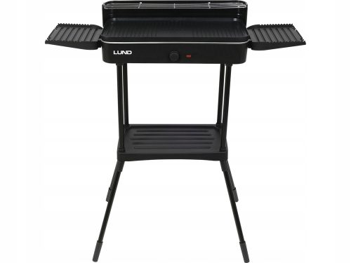  LUND ELEKTROMOS KERTI GRILL ÁLLÓ 2200W-OS VONÁLT LEMEZ 50x25cm