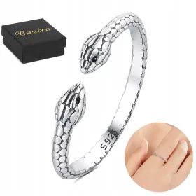    925 ezüst gyűrű kígyó ezüst gyűrűkkel állítható ezüst