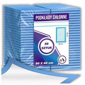    HIGIÉNIA PÉNZTÁRNÁK ÁLLATI SZÍVSZÍVÓS SZŐNYÉKEKHEZ KUTYÁKNAK 90x60 CM - 50 DB