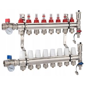  X-HOME PADLÓFŰTÉS ELosztó 8 PEX CSATLAKOZÓS P SZELEP