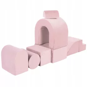    Hab játszótér gyerekeknek Teddy Bear Pink száraz akadálypálya gyerekeknek