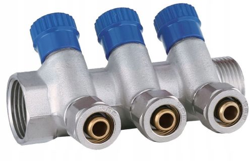  X-HOME PEX ELosztó 1” x 16 mm 3 KÖRÖS HEVÍZ SZEKCIÓK HIDEG VÍZ MONOHOZ
