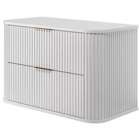    Mosdó szekrény fiókokkal FEHÉR 80 cm VARÁZOTT Függesztett GLAMOUR