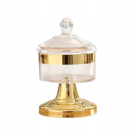  Látható cukorka üveg díszítés tároló fedéllel