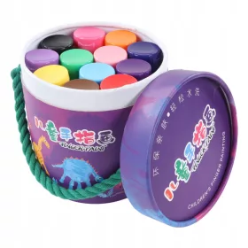    12 db Finger Paint Kit Mosható Környezetbarát Szagmentes Biztonságos Gyerek