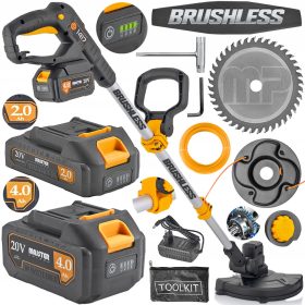    KEFE NÉLKÜLI akkumulátoros bozótvágó kefevágó MP1417